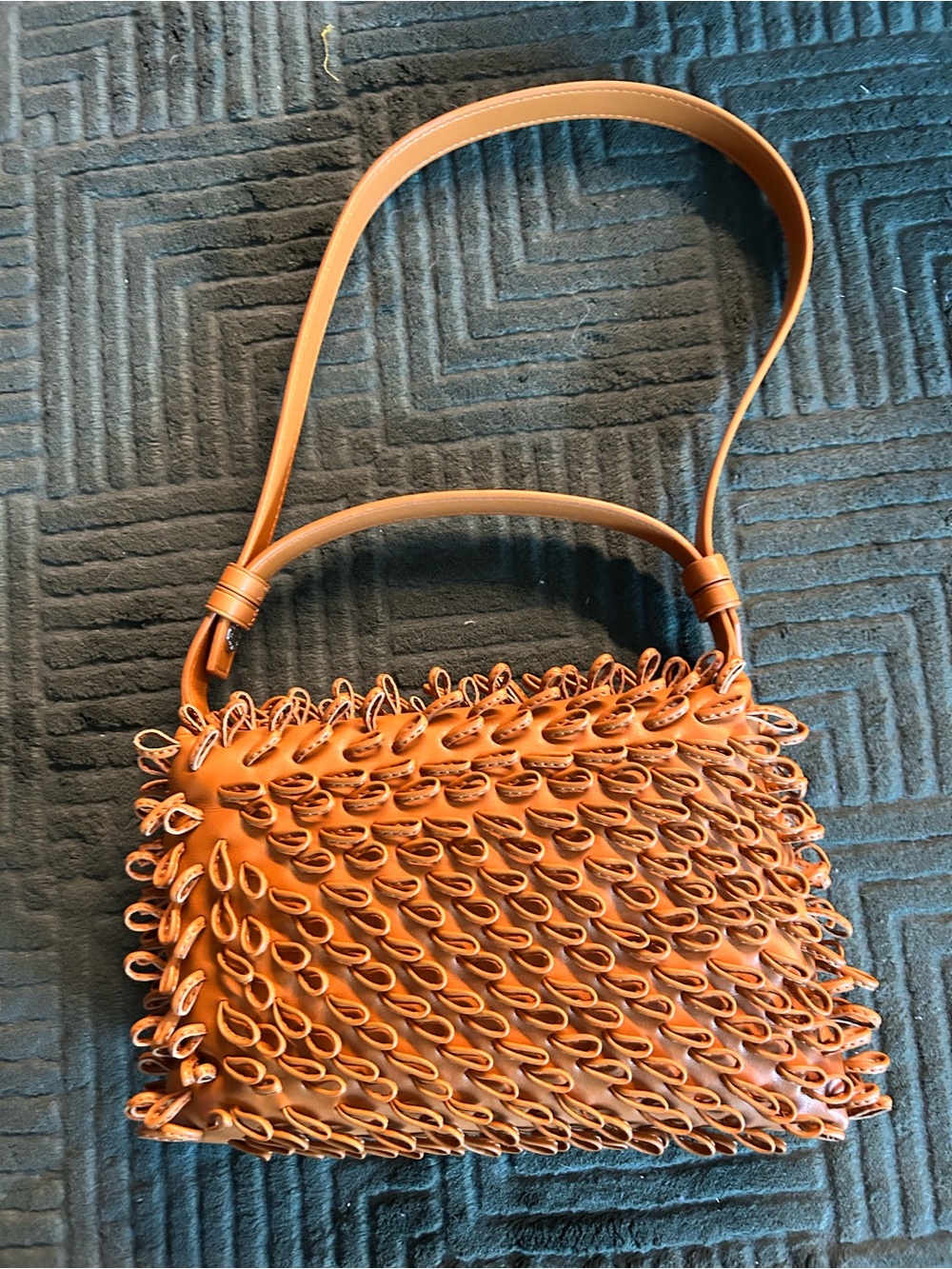 Simon Miller Tan Loop-Detail Shoulder Bag